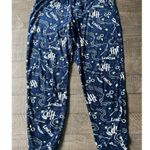 Harry Potter  Women's Blue White Leviosa Fleece Pajama Set size small Photo 5
