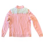 Vineyard Vines  Womens Pink and Mint Whale Embroidered Shep 1/4 Zip Shirt Small Photo 1