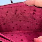 Fossil  Snake Embossed Long Zip Around Leather Wallet Woth Key Zipper Pull Photo 6