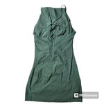 ZARA  Green High Neck Mini Dress Photo 4