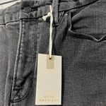 Good American NWT Good Classic Black Washed Raw hem High rise size 14 Photo 4