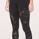 Lululemon Reveal Tight En Avante 26” Mesh Lasercut Black 4 Photo 0