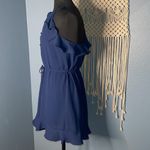 AQUA Venus Navy Halter Dress Size S Photo 1