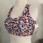 Sage  Collective Violet Multi Print Racerback‎ Sports Bra Size Medium Photo 0
