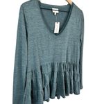 Anthropologie Deletta Thea Ruffle Peplum Top Photo 1