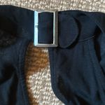 Free People medium m black flowy tank top keyhole front buckle at neck hot NWOT Photo 4