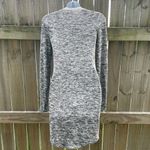EXPRESS Heather Gray mock turtle neck long sleeve mini dress Photo 1