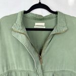 Urban Outfitters  Women Utility Jacket Green Zip Front Drawstring Waist Size S/P Photo 2