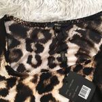 MILANO snake skin print pattern long sleeve Sheath dress brown/black size Large Photo 1