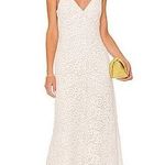 HOUSE OF HARLOW 1960 x REVOLVE Luisia Maxi Crochet Dress Sz XS White Photo 0