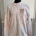 Disney  Parks Pink and White Tie Dye Spirit Jersey XS vacation travel‎ beach Photo 0
