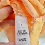 Aerie  Peach Cottagecore Lagenlook Oversized Cotton Short Sleeve Shirt Medium Photo 4