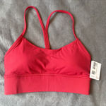 Lululemon  Flow Y Nulu Longline Bra - Persian Red - Size 6 Photo 0