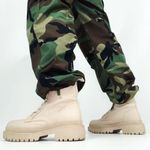 Y2K Women’s Cargo Hot Weather Combat Trousers in Woodland Camo Small Regular Photo 7