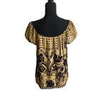 Hale Bob #139  Silk Hand Stitched Blouse Photo 1