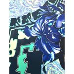 Cache Halter Dress Size 8 Blue Floral Print Polyester Spandex Photo 7