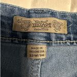 Nine West  Vintage America Boho Wide Leg Cropped Jeans Plus Size 22W 36 Blue Photo 5