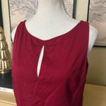 Moschino  Red Sleeveless Key Hole Mini Dress Festive Size 12 Photo 1