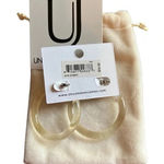 Uncommon James UNCOMMON‎ JAMES Kristin Cavallari Clear Hoop Earrings nwt Photo 0