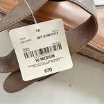 a.n.a . Faux Leather Low Wedge Sandals size 10 Photo 3