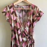 Dressbarn Midi Dress wrap Short‎ Sleeve Pink Size 4 Photo 1