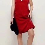 Free People  Satin Lover Knee Length Holiday Dress Photo 0