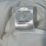 Altar'd State Altar’d State Savannah one shoulder feather trim white mini dress, size small Photo 8