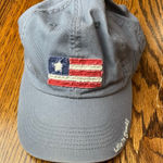 Life is Good  American Flag Gray Cap Photo 0