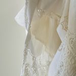 ASTR The Label Cotton & Bohemian Tassel Tie Lace Maxi Dress, Off-White sz. XS Photo 8