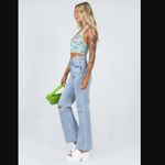 Princess Polly Monaco High Rise Distressed Wide Leg Jeans 0 Photo 2