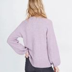 Madewell 💕💕 Payton Pullover Sweater in Coziest Yarn ~ Heather Lilac XS NWOT Photo 2