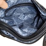 Stone & Co Black Black Distressed Leather Shoulder Bag Photo 5