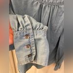 Paige  Women’s Sky Blue Button-Up Shirt Size Small Photo 7