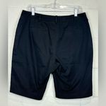 Brooks Brothers 346  Woman’s Black Classic Bermuda Shorts Size 12 Photo 4