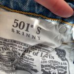 Levi's  501 S Skinny High Rise Raw Hem Jeans  Photo 9