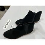 Kensie Womans Garry Booties 9.5 M Black Side Zip Block Heel Round Toe Photo 2