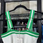 Show Me Your Mumu Below Deck Tank in Green Stripe Knit Photo 13