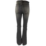 Free People Women's Gray Mid Rise Pull On Bootcut Flared Denim Jeans Pants Sz 27 Photo 2