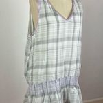 Free People Run with Me Plaid Grey Mini Dress Photo 2