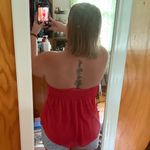 Victoria's Secret Victoria secret mesh lace up tube top Photo 1