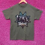 Slipknot Band Group Portrait Star Crest Green T-Shirt Large Photo 0