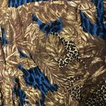 All that jazz  vintage gold leaf print long dress Photo 2