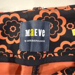 Maeve by Anthropologie The Colette Crop WideLeg Ponte Pants Womens 25 BlackMulti Photo 5