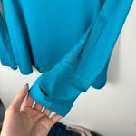 Mountain Hardwear Womens Long Sleeve Crewneck Top Sz Large Teal Blue Photo 10