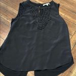 Daniel Rainn  Black Sleeveless Top with crochet Detail size medium Photo 0