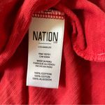 Nation Ltd  red ruffle long sleeve top Photo 4