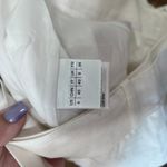 Lafayette 148  Womens Pants 4 100% Linen White Belted Wide Leg Crop‎ Gauzy Photo 5