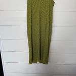 ZARA  Women’s Small Green Black Checkered Midi Dress Photo 1