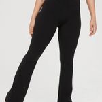 Aerie Black High-Waisted Crossover Flare Leggings Photo 1