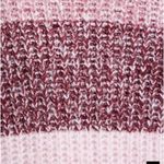 Torrid  Pullover Slouchy V-Neck Tunic Sweater Chunky pink ombre Stripe M/10/00 Photo 6